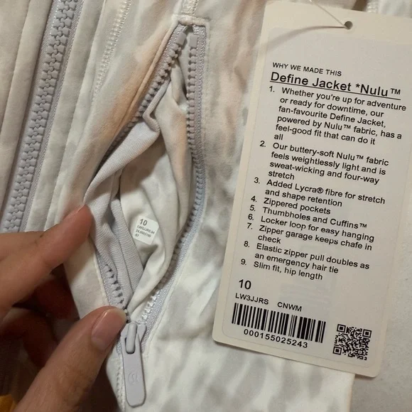 NWT lululemon white leopard size 10 - Picture 3 of 4